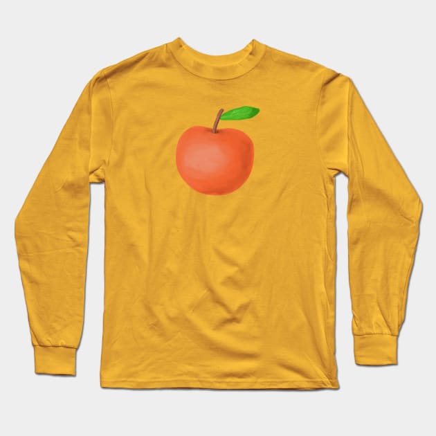 Red apple Long Sleeve T-Shirt by EvgeniiV